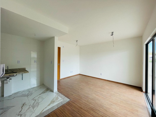 Sala integrada com a cozinha