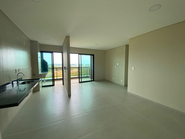 cozinha integrada com a sala