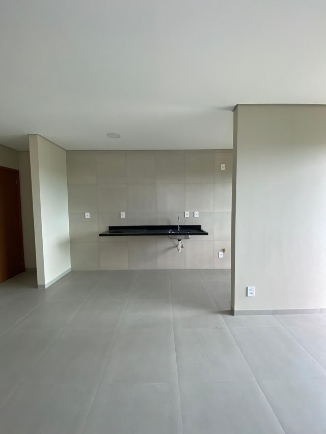 cozinha integrada com a sala