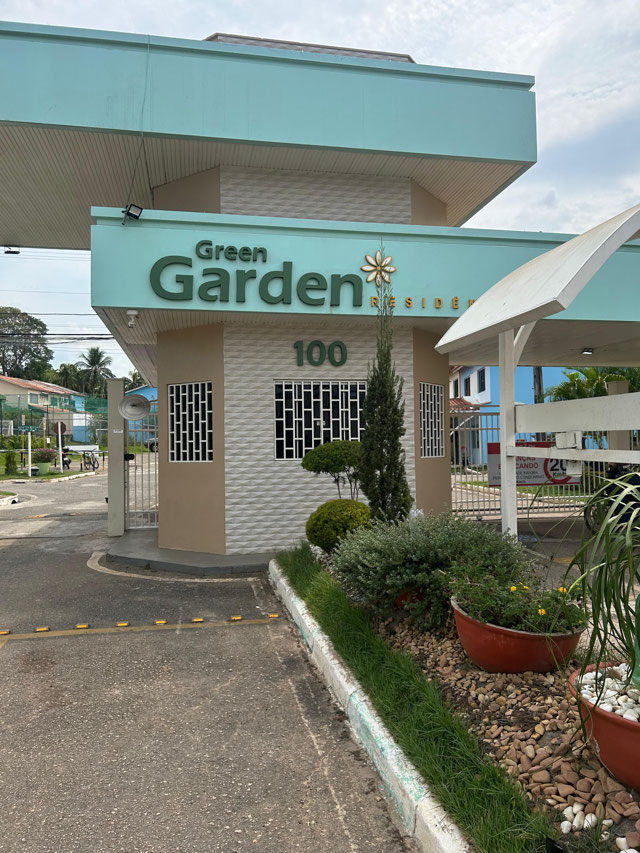 Entrada do condomínio