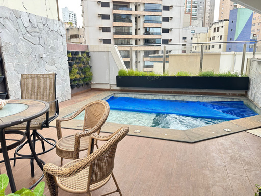 Cobertura duplex com piscina privativa 306 m² no Setor Bueno - Revenda