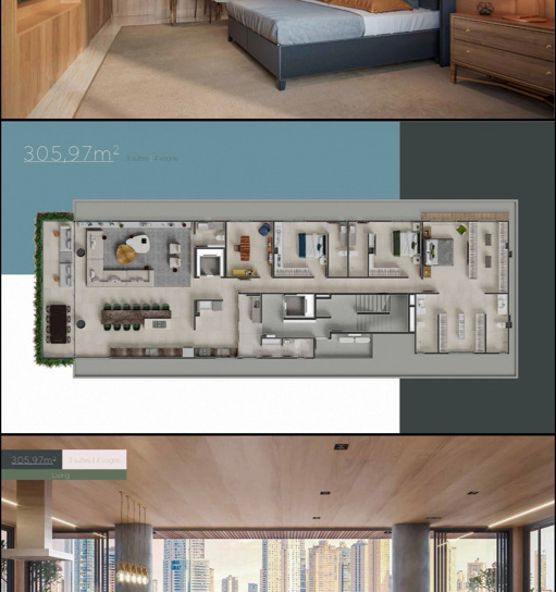 Apartamento novo com vista definitiva para o parque e mais de 300 m² de conforto e sofisticação - Foto