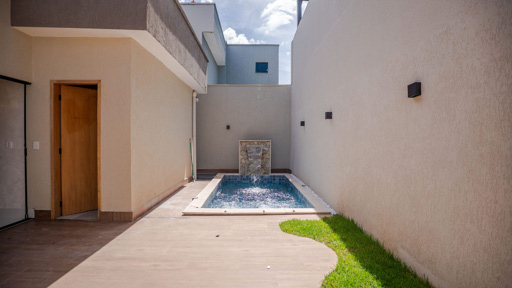 Casa térrea 3 quartos no Jardim Gramado com piscina e área gourmet - Foto