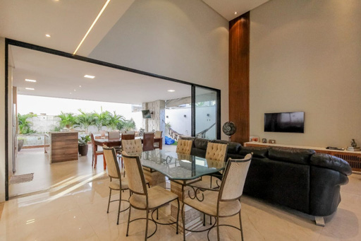 Casa 4 suítes a venda no condomínio fechado Portal do Sol Green em Goiânia. - Foto