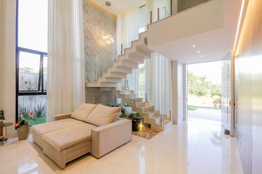 Casa 4 suítes a venda no condomínio fechado Portal do Sol Green em Goiânia. - Foto