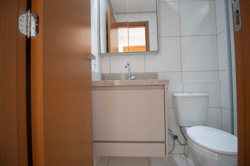 Apartamento novo para locação no Faiçalville, Borges Landeiro Verano 2 quartos, suíte e armários completos. - Foto