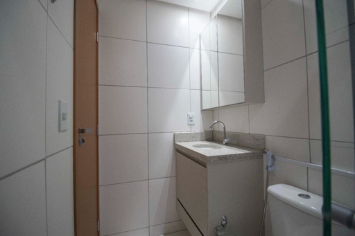 Apartamento novo para locação no Faiçalville, Borges Landeiro Verano 2 quartos, suíte e armários completos. - Foto