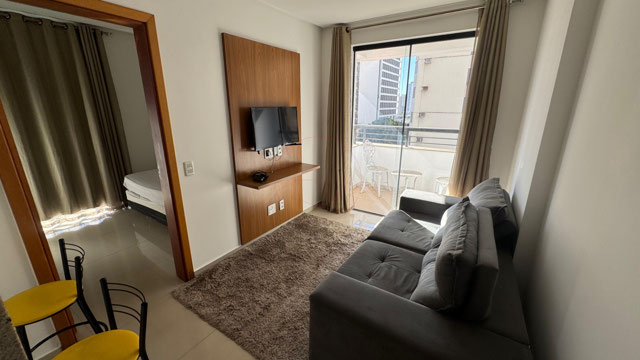 Flat Mobiliado para Alugar ao Lado do Flamboyant | Conforto e Praticidade no Alto da Glória - Foto