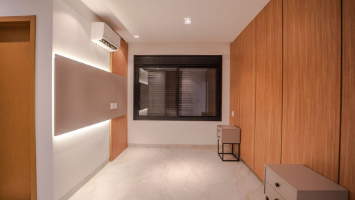 Apartamento 2 suítes Setor Marista 80m² com armários e ares-condicionado - Foto