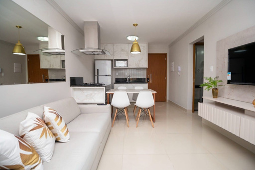 Apartamento de 1 quarto Mobiliado para Venda no Terra One Jardim América em Goiânia -GO - Revenda