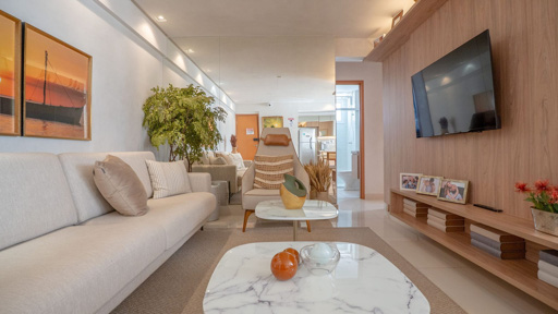 Apartamento 3 quartos com suíte 77m² e 2 vagas com lazer completo - Foto