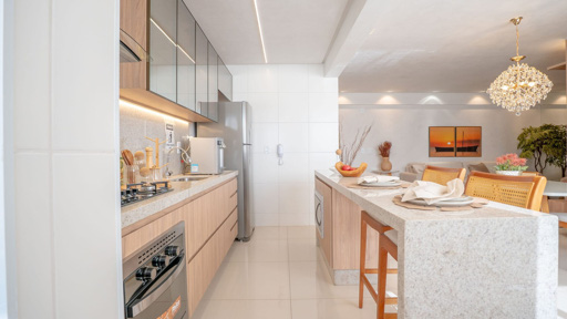 Apartamento 3 quartos com suíte 77m² e 2 vagas com lazer completo - Foto