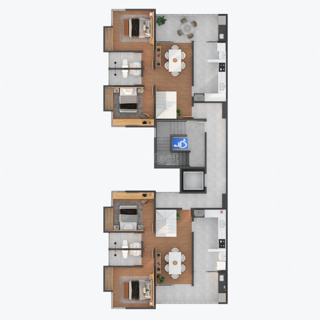 Cobertura 1º piso