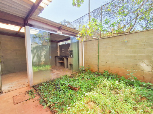 Garden com churrasqueira