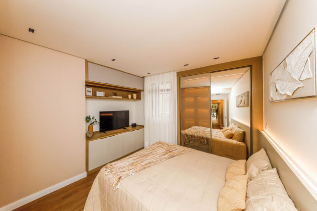 Apartamento decorado