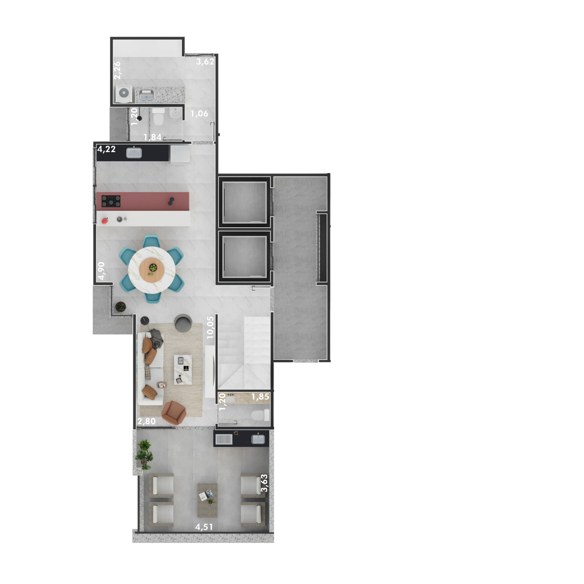 Santa Helena: cobertura 3 suítes, 160m², 3 vagas., foto 5