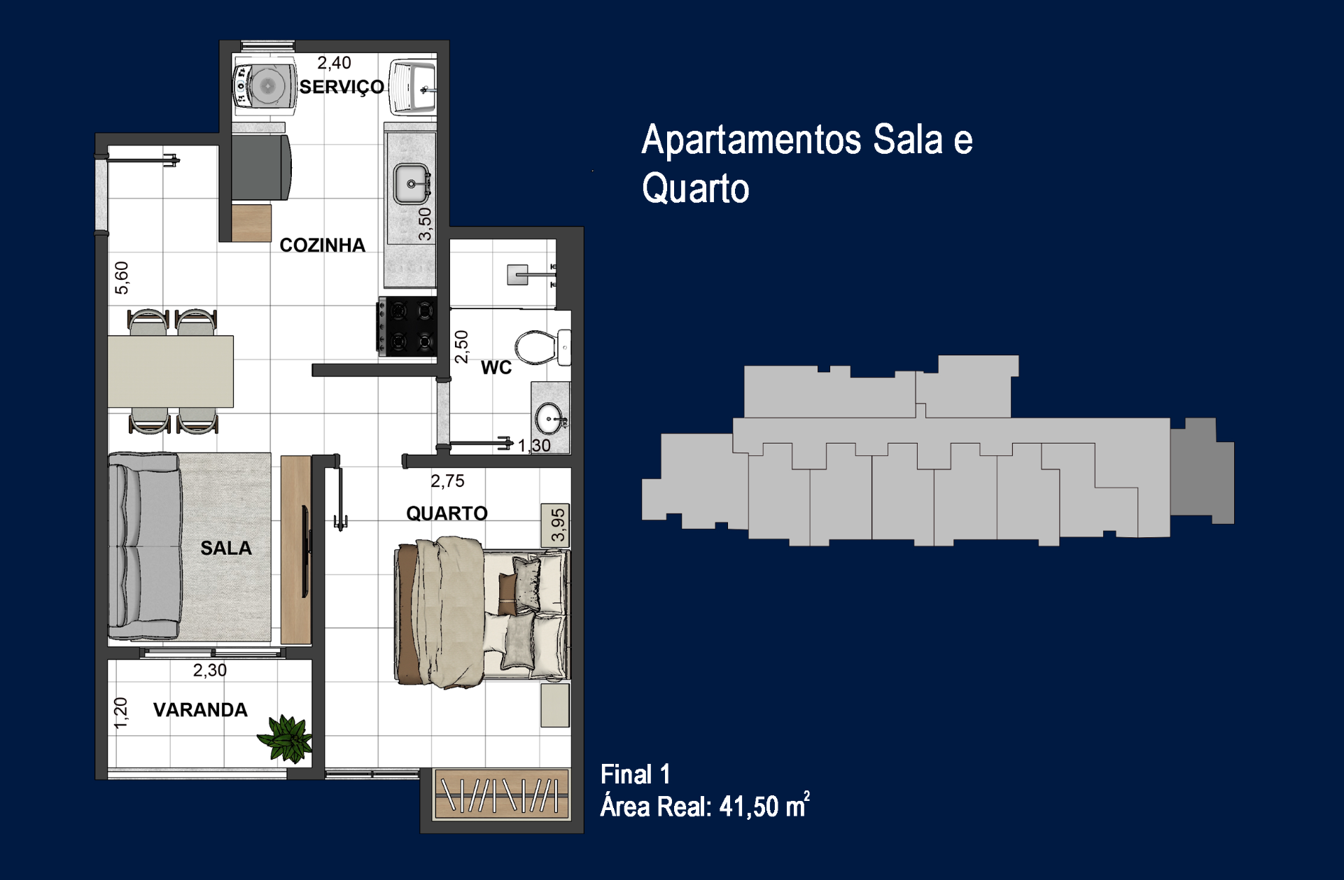 São Mateus: lançamento mobiliado, quarto e sala., foto 2
