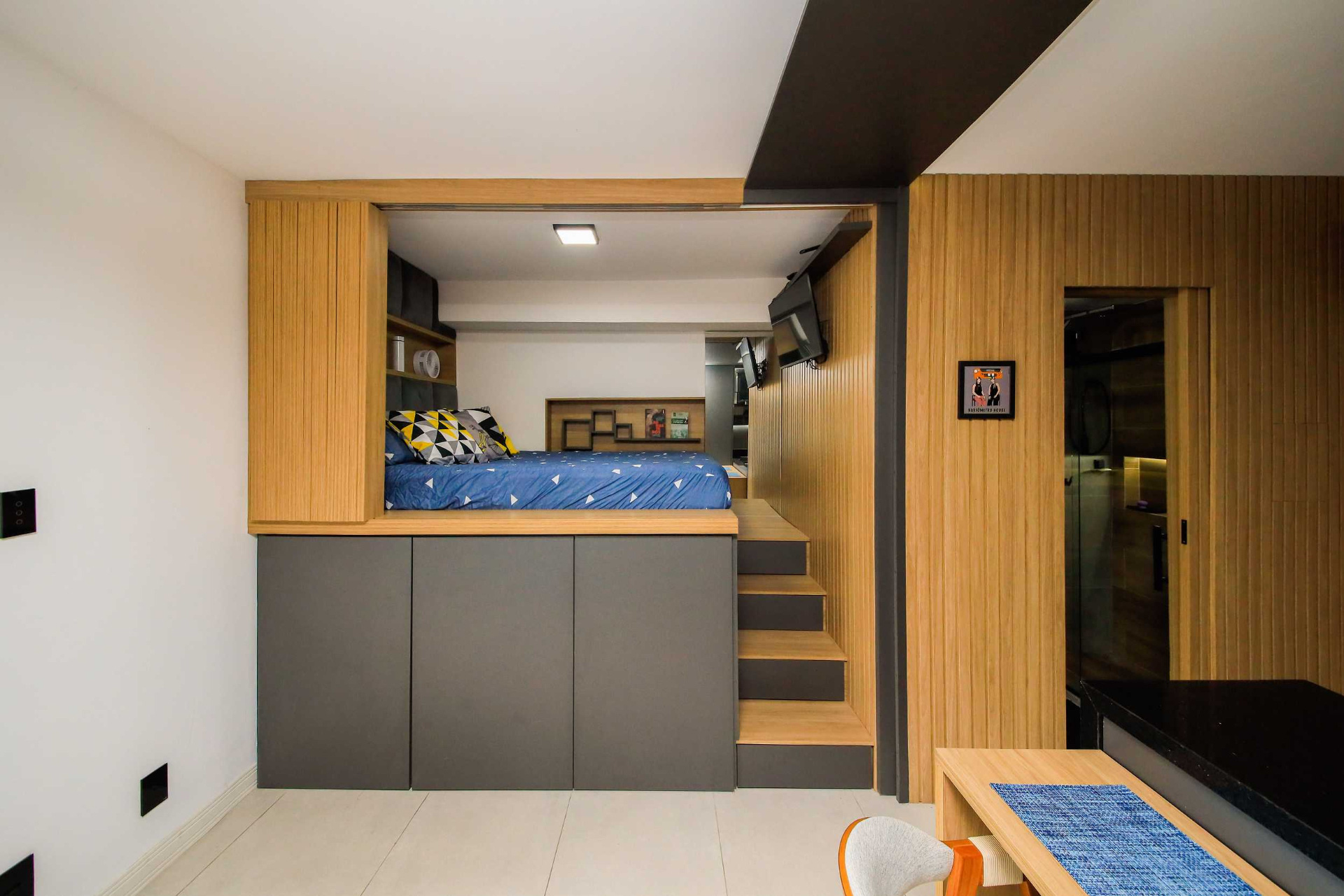 Studio no Centro. Projeto moderno, 39m²., foto 6