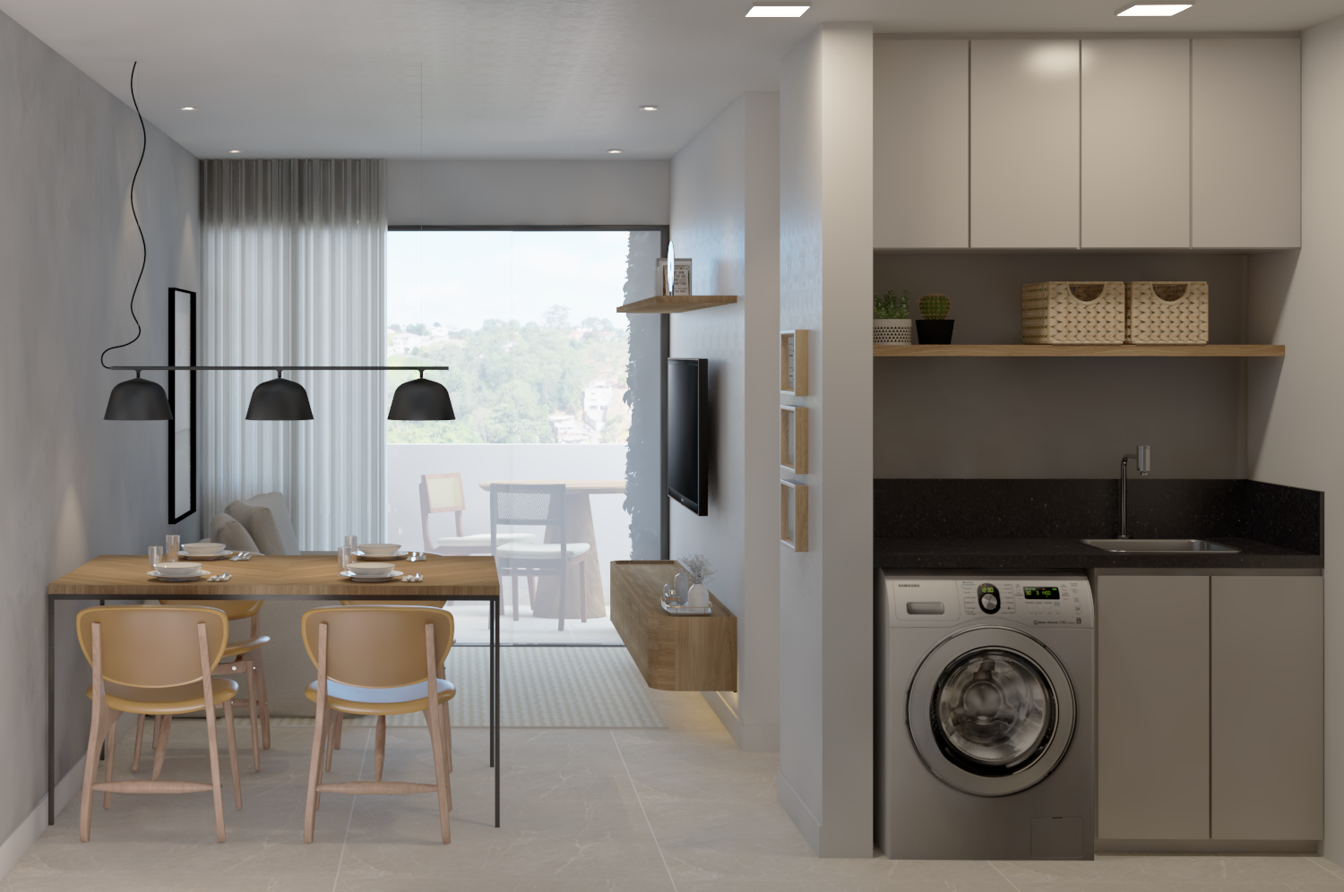São Pedro: 2 quartos, suíte e vaga. 65m²., foto 2