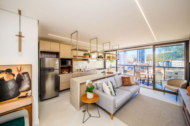 Apartamento decorado