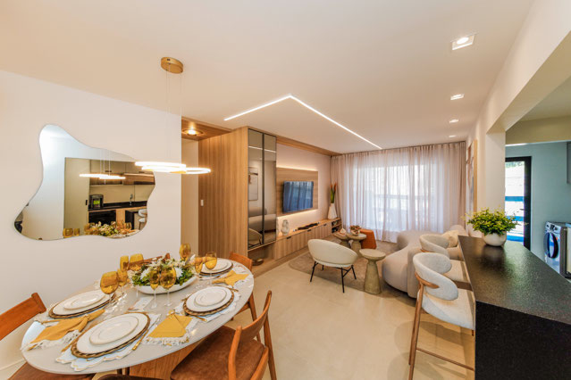 Apartamento decorado no Firenze para venda