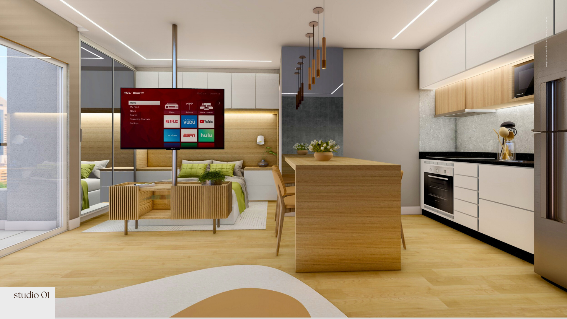 Studio compacto no São Pedro. 34m² úteis., foto 2