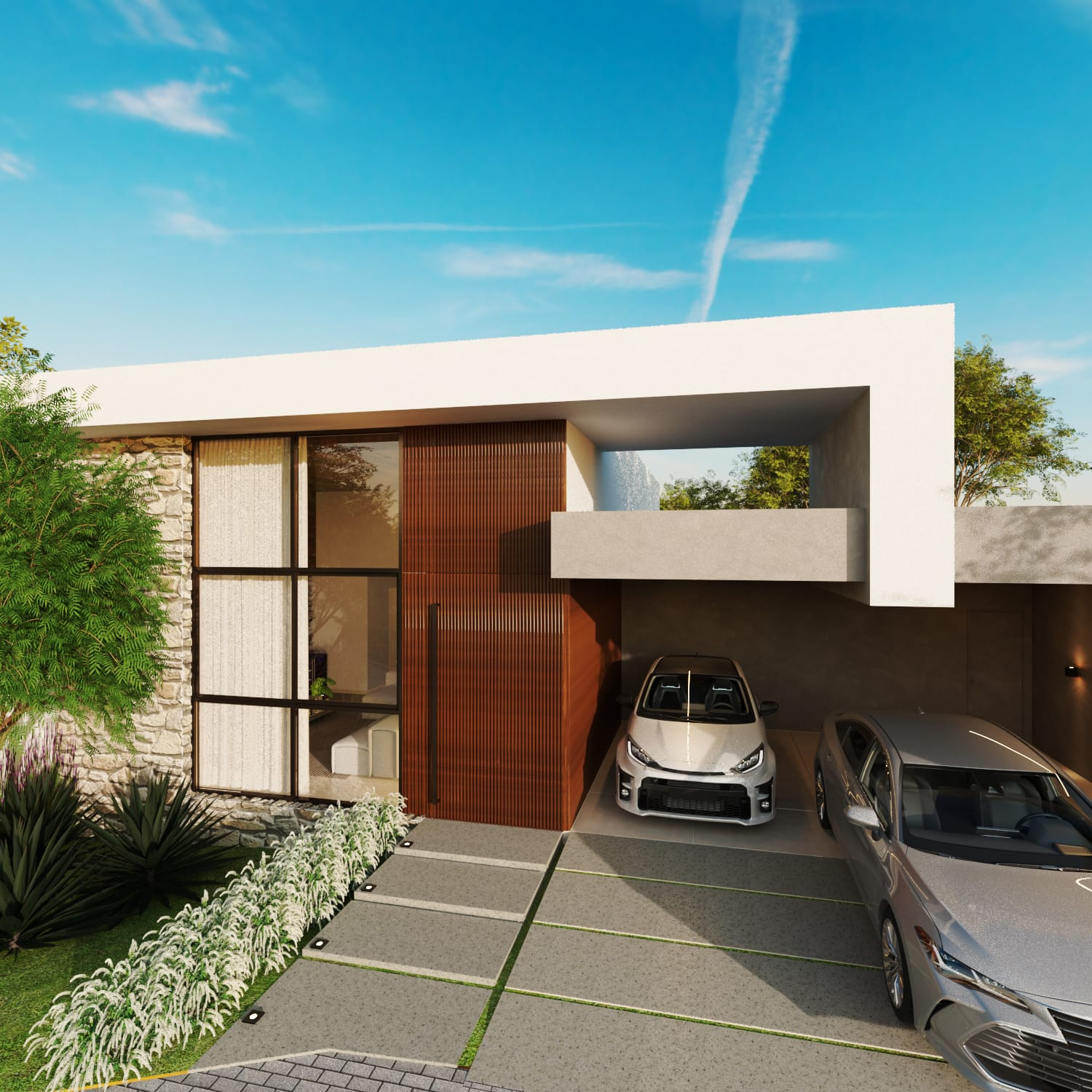 Casa linear com 3 suítes, área verde nos fundos., foto 2