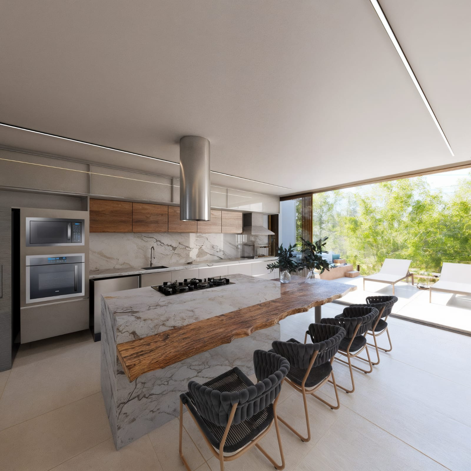 Casa linear com 3 suítes, área verde nos fundos., foto 5