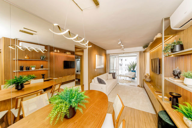 Apartamento decorado