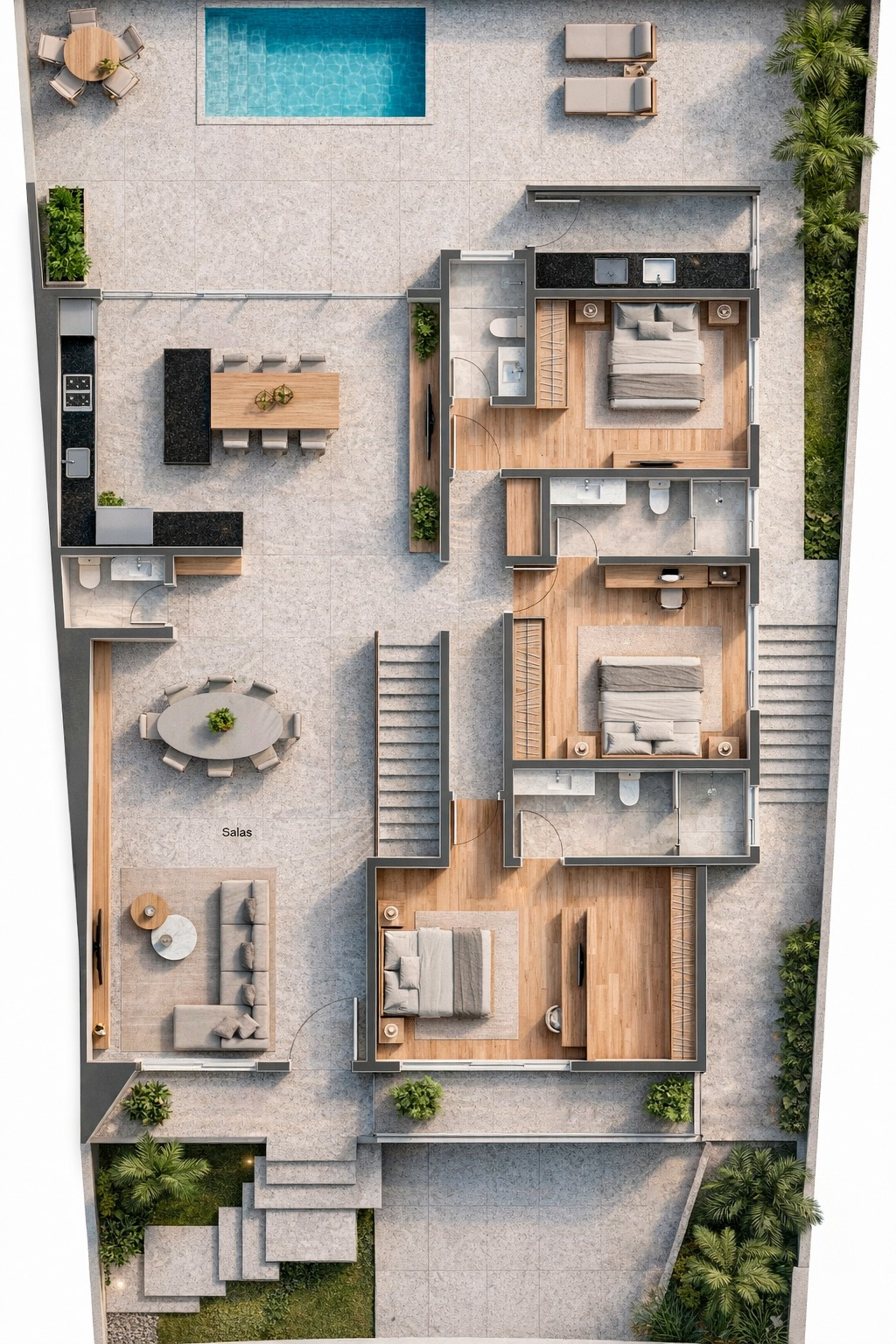 Casa 3 suítes no Salvaterra. Próxima à portaria., foto 11