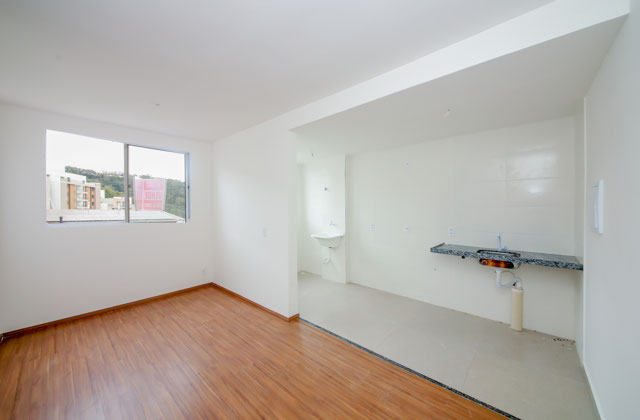 Apartamento, 2 quartos, 1 vaga, Santa Catarina