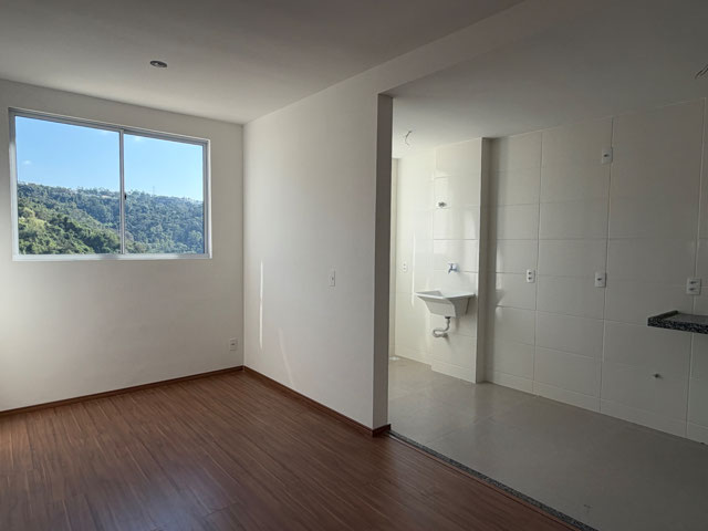 Apartamento 2 quartos, 43m², Santa Catarina. Tem vista e vaga.