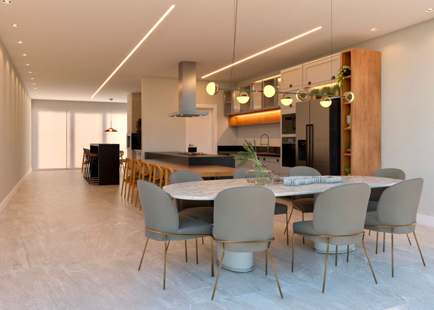 Casa linear, 3 suítes, 453m². Em Salvaterra., foto 2