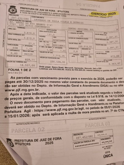 Foto cadastro cód. 11210