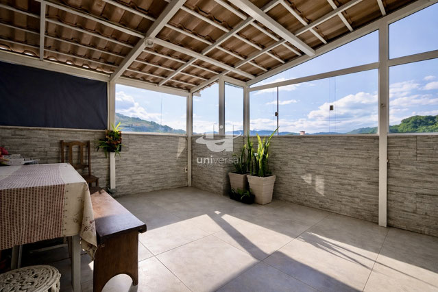 Área gourmet com vista panorâmica